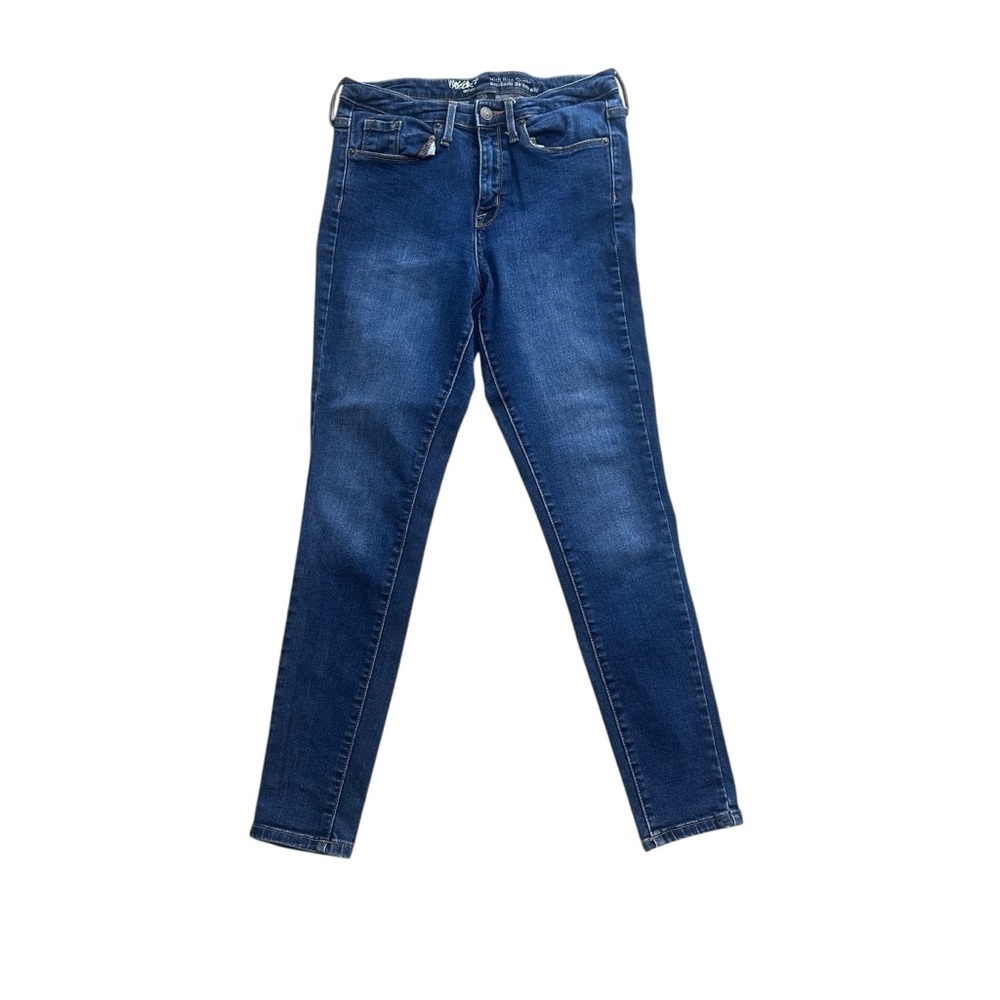 Mossimo High Rise Skinny Jeans Women’s 8S 29” Inseam Dark Wash Stretch